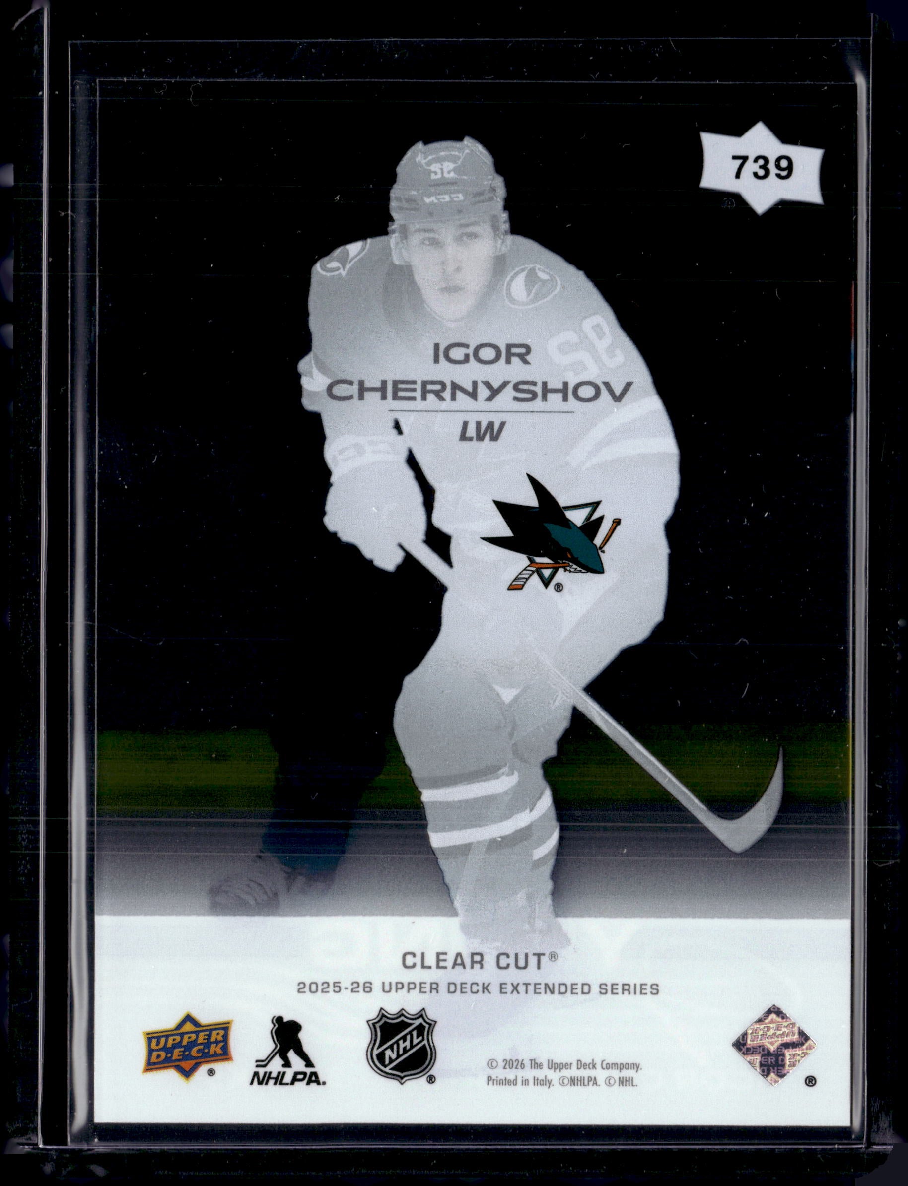 2025-26 Upper Deck Young Guns Clear Cut Igor Chernyshov #739