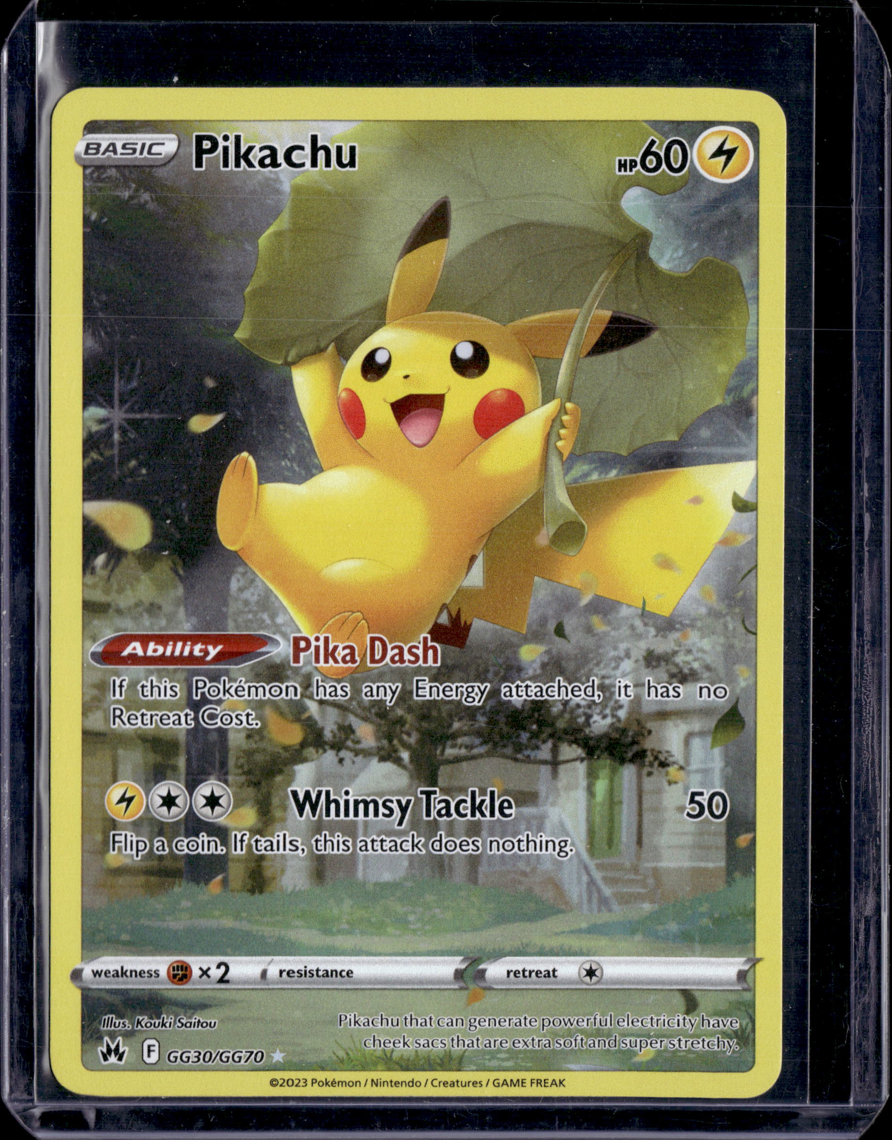 2023 Crown Zenith: Galarian Gallery Pikachu Holo GG30/GG70 (B)