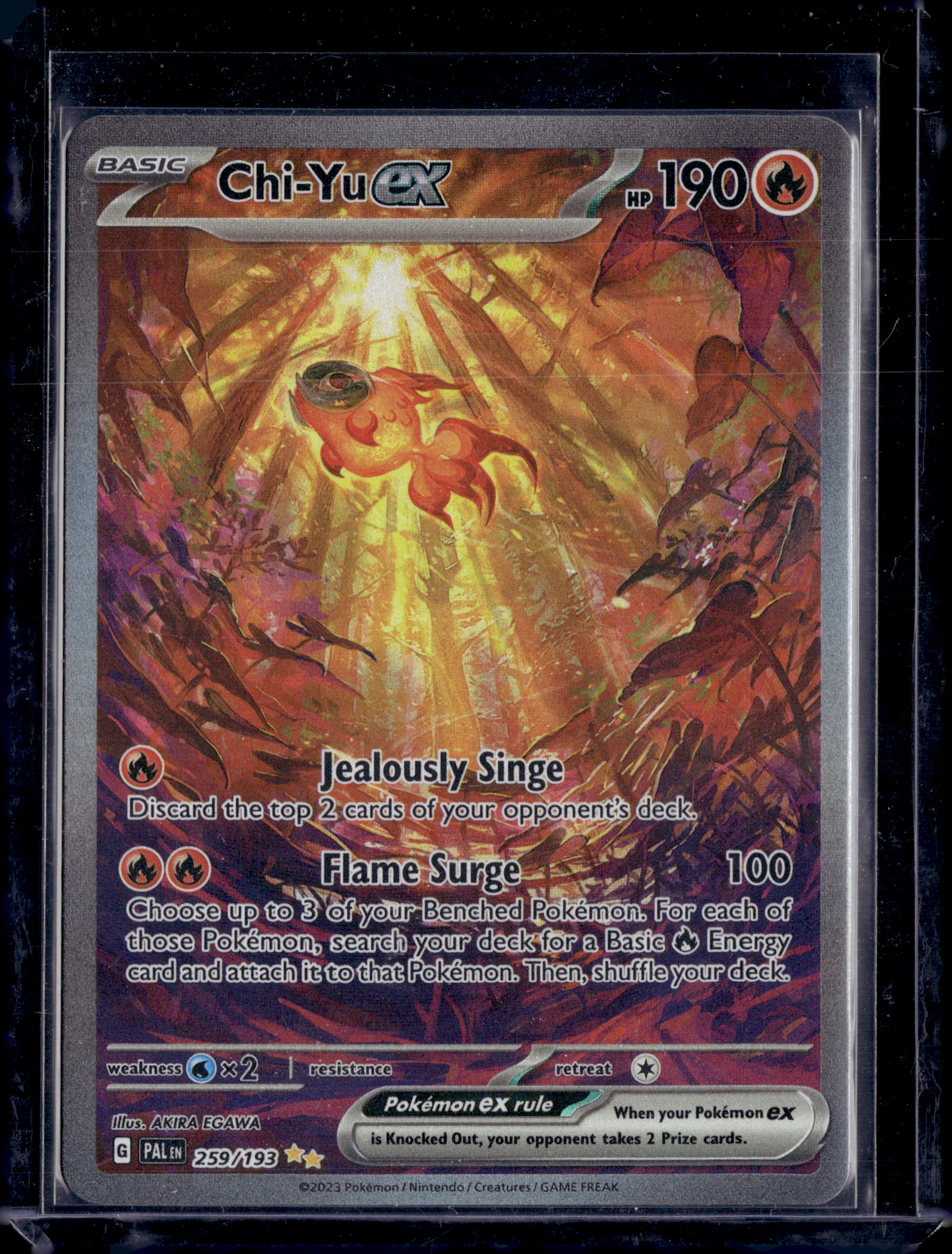 2023 Paldea Evolved Chi-Yu ex 259/193 (A)