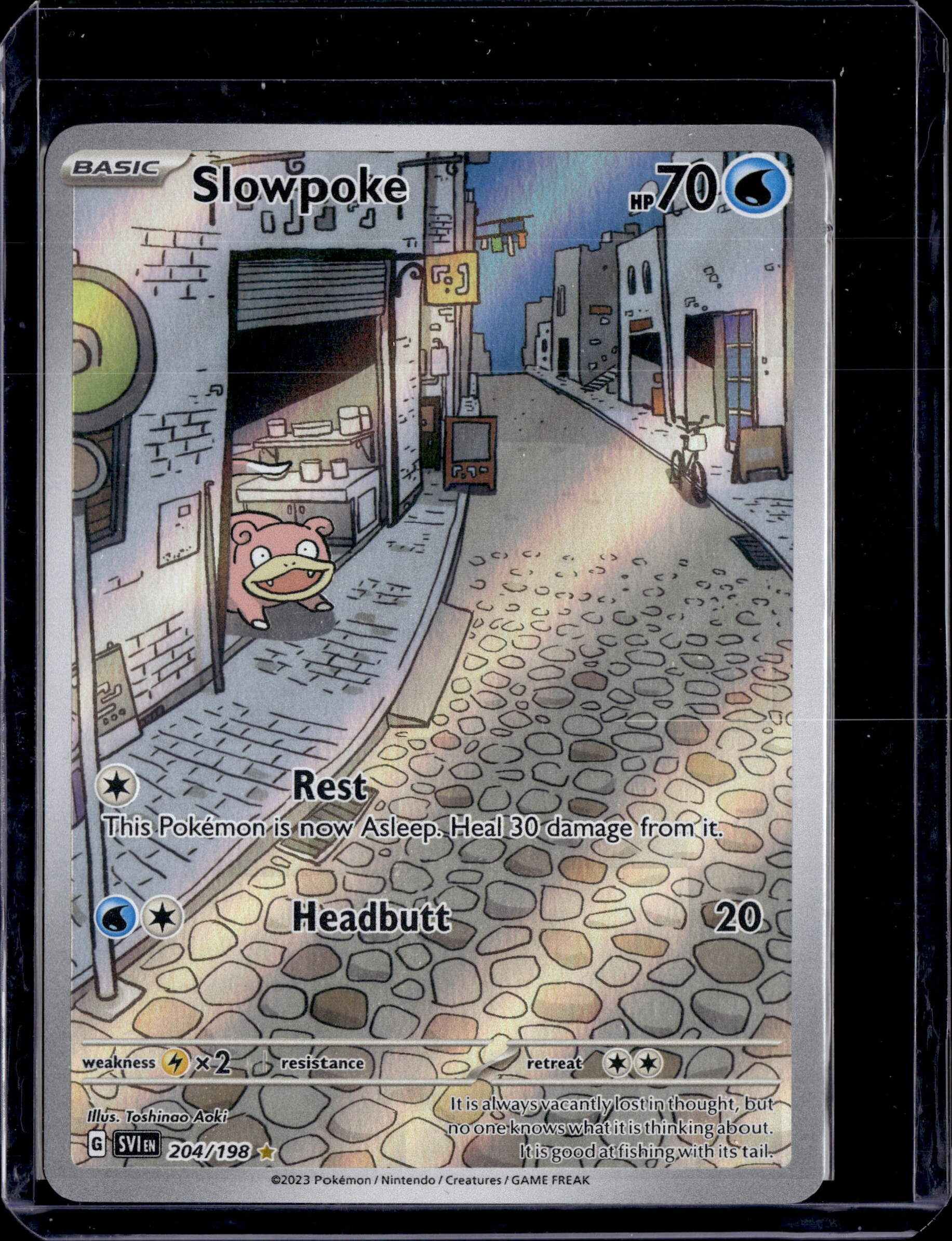 2023 Scarlet & Violet Base Set Slowpoke Illustration Rare