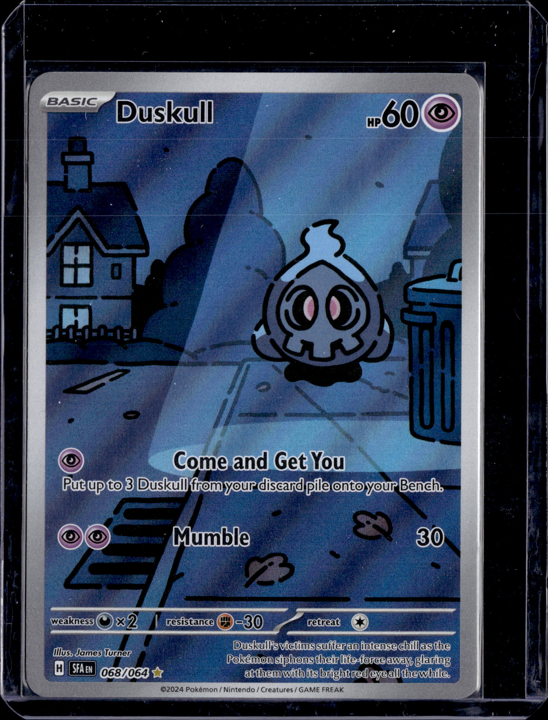 2024 Shrouded Fable Duskull Illustration Rare