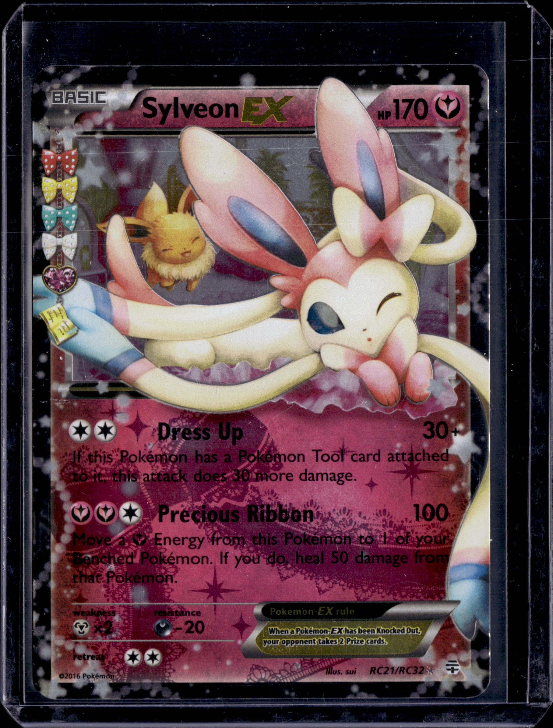 2016 Generations: Radiant Collection Sylveon EX Holo Rare