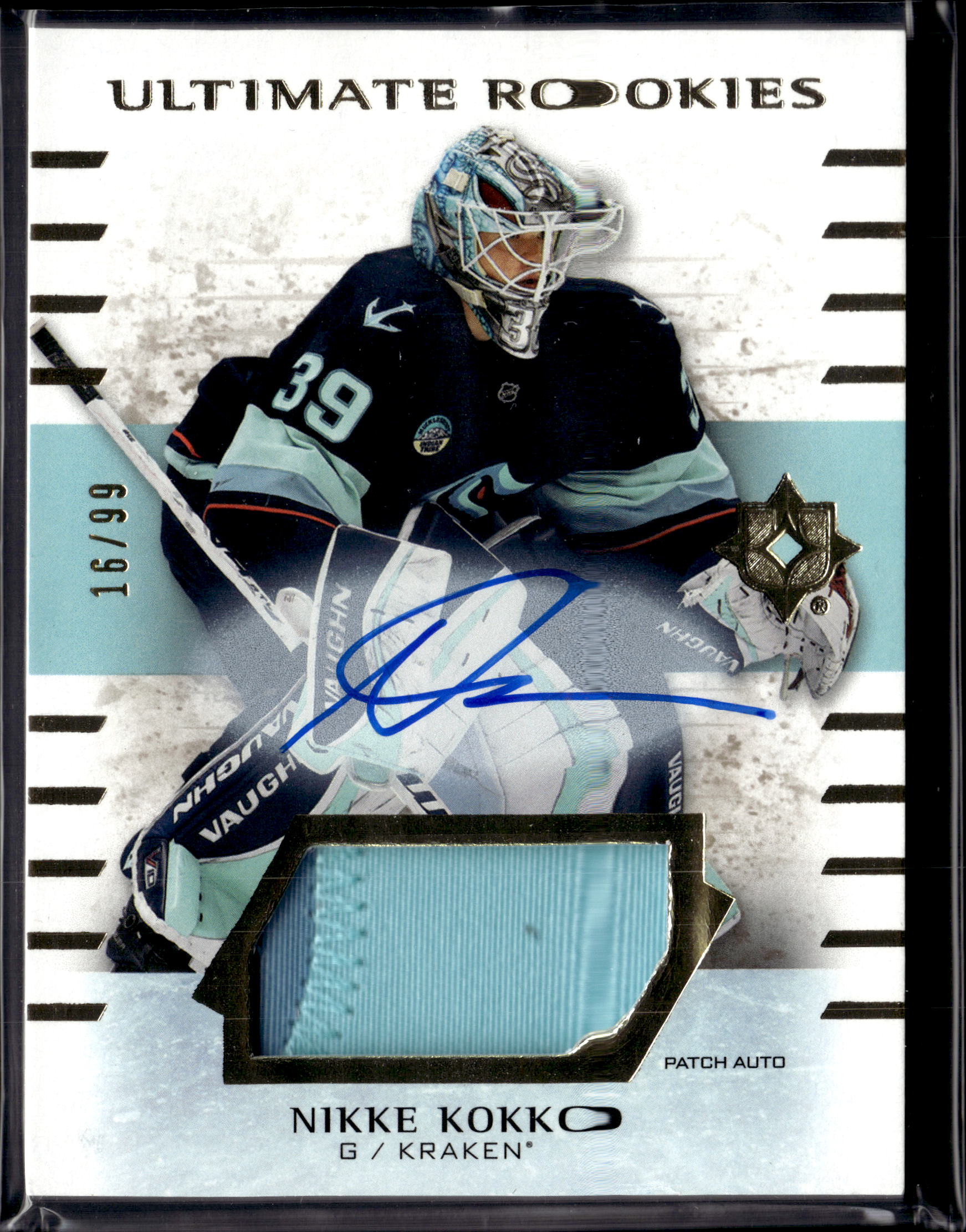 2025/26 Ultimate Rookies Patch Auto Nikke Kokko /99