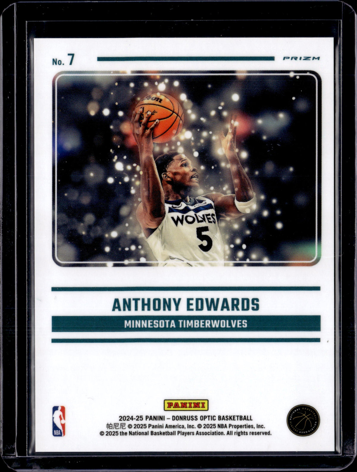 2024/25 Donruss Optic Mythical Anthony Edwards #7