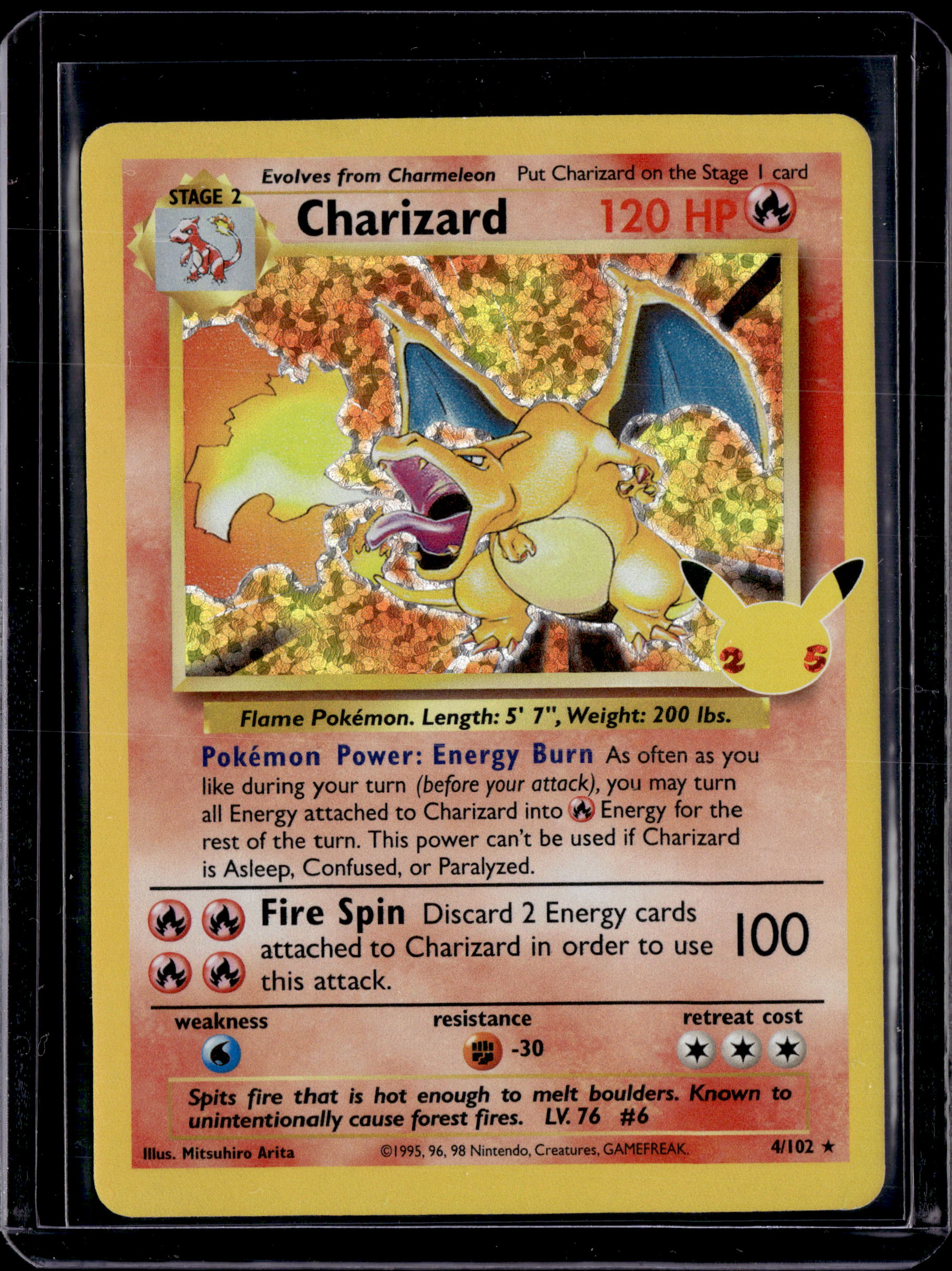 Charizard 4/102 Celebrations Classic Collection Holo