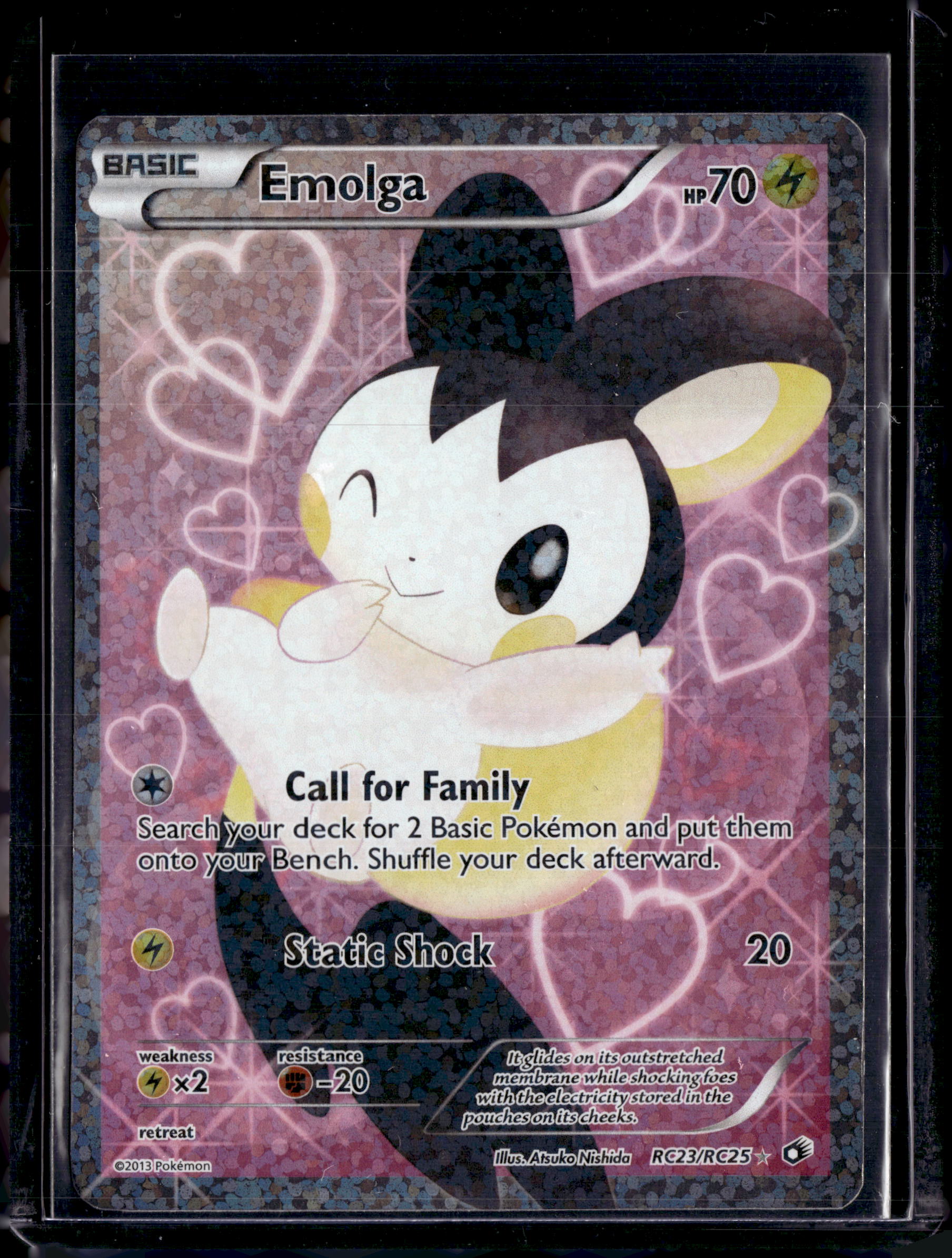 2013 Legendary Treasures Emolga Full Art Holo Ultra Rare