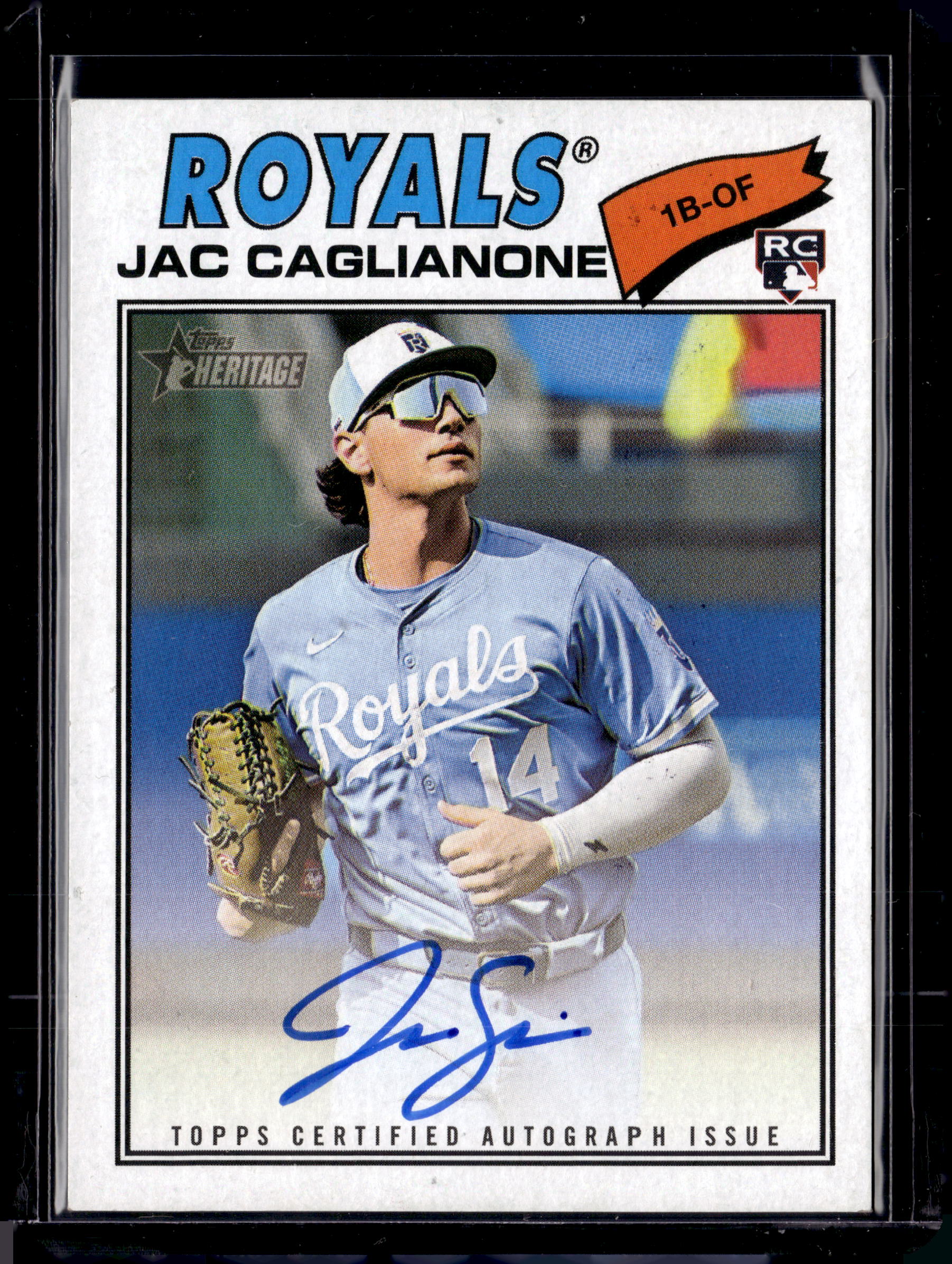 2026 Topps Heritage Real One Auto Jac Caglianone Rookie