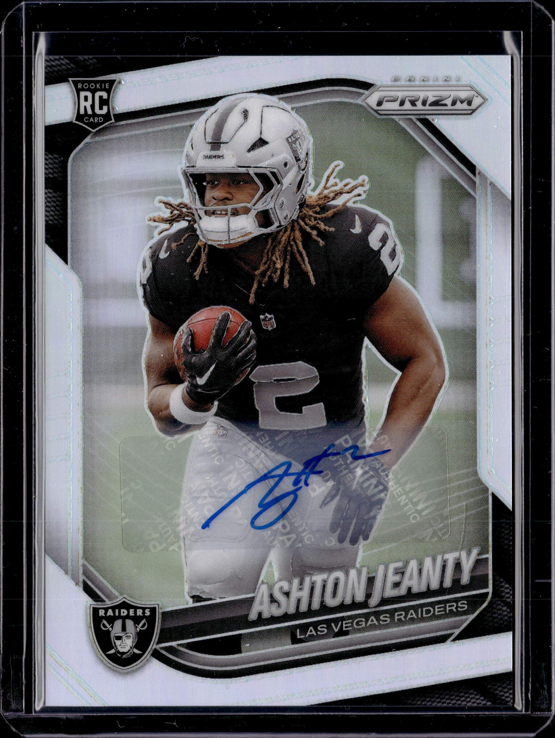 2025 Panini Silver Prizm Rookie Auto Ashton Jeanty #315
