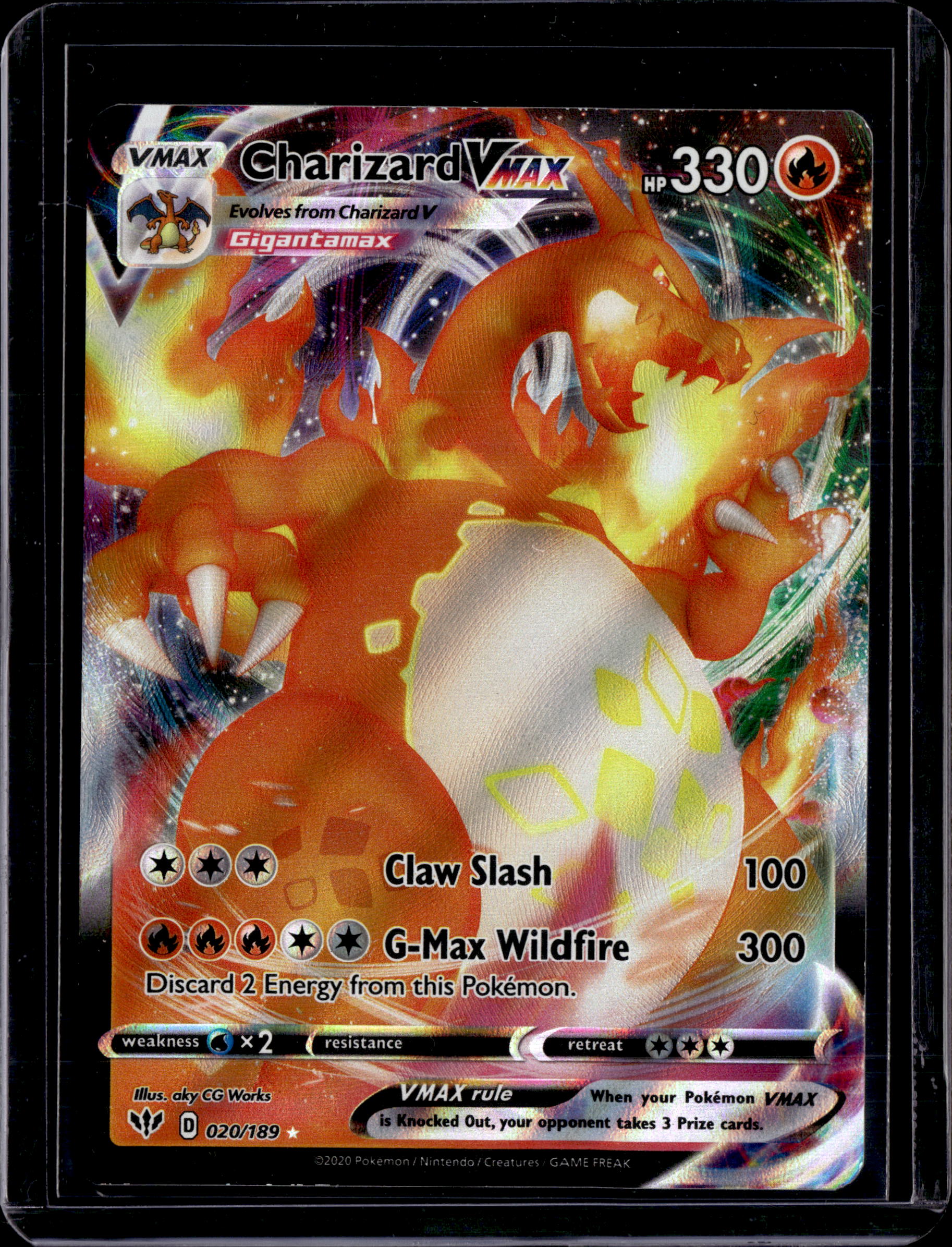 2020 Darkness Ablaze Charizard VMAX Ultra Rare