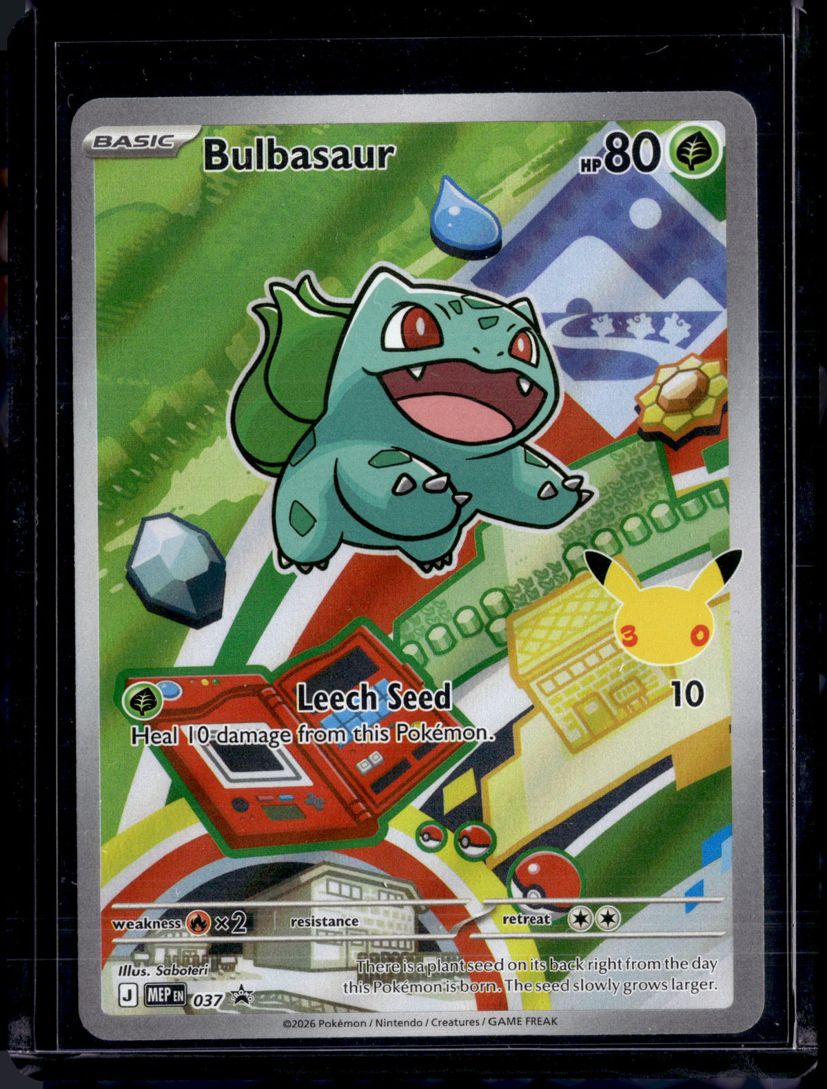 2026 30th Anniversary 1st Partner Kanto Starters Gen 1 Full Set (Series 1)
