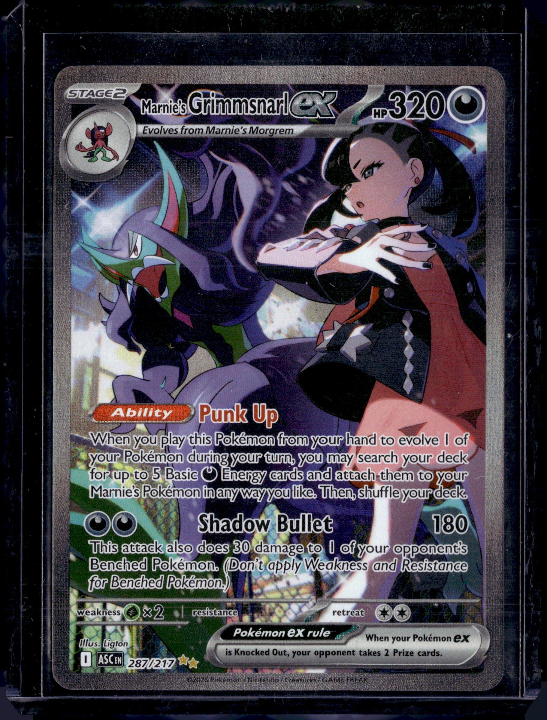 2026 Ascended Heroes Marnie's Grimmsnarl ex Special Illustration Rare