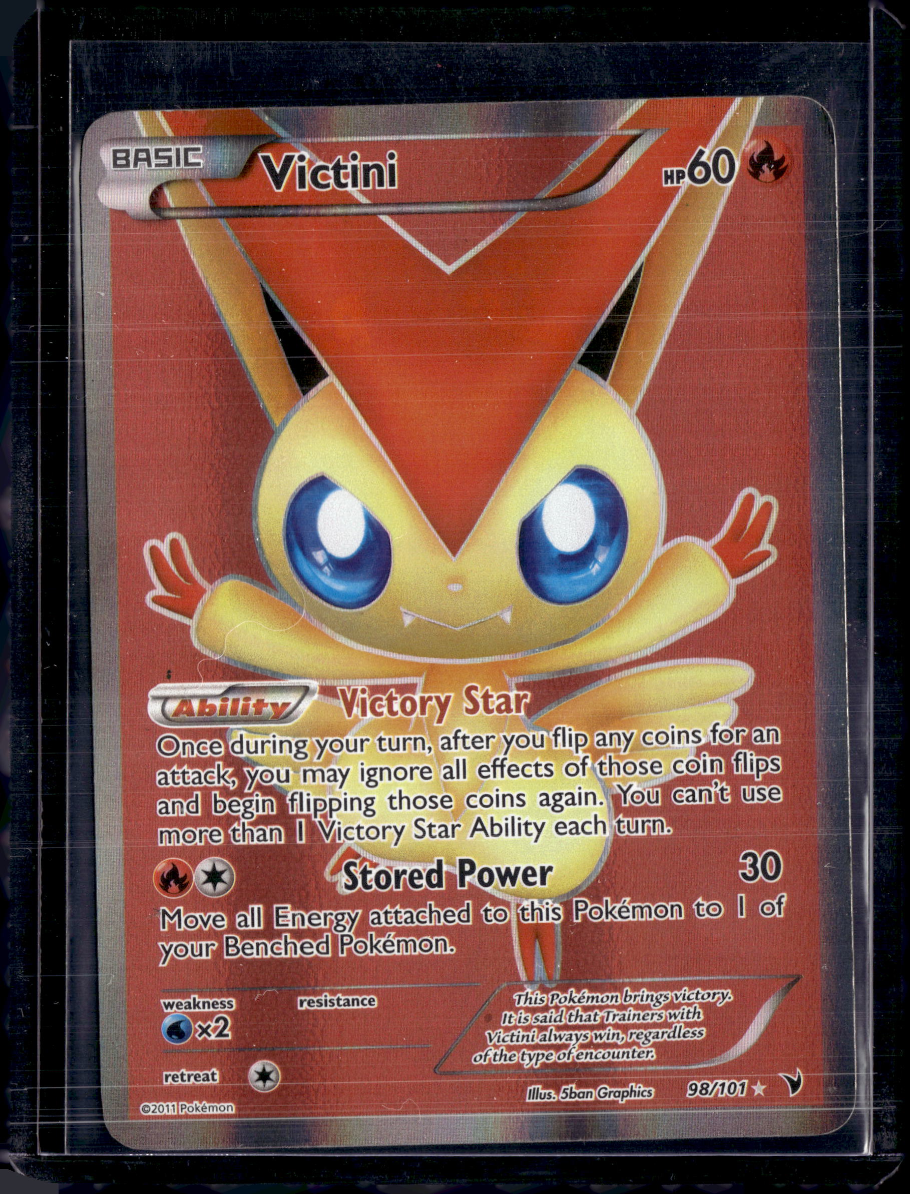 Victini 98/101 Noble Victories Holo Full Art Ultra Rare (8/31)