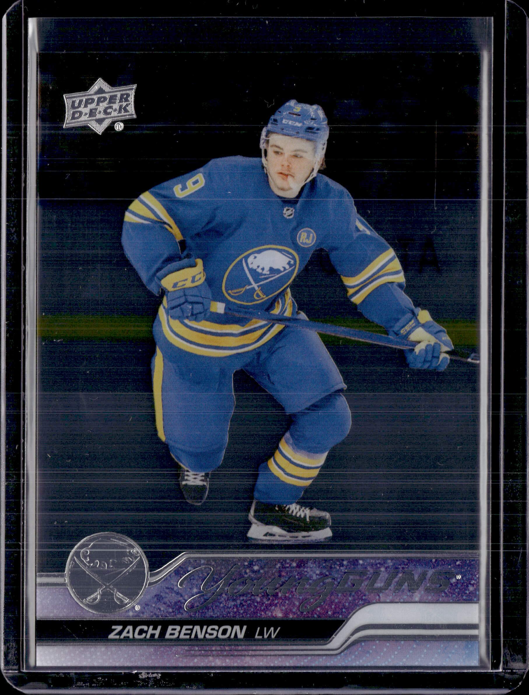 2023-24 Upper Deck Clear Cut Young Guns Zach Benson