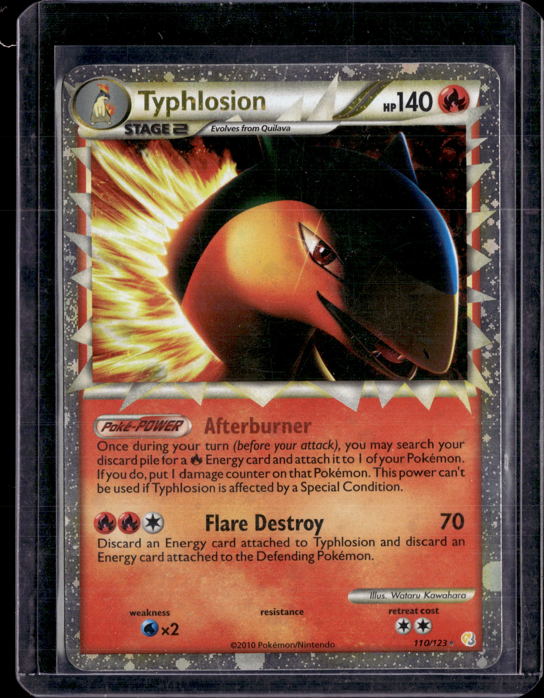 2010 HeartGold SoulSilver Typhlosion 110/123