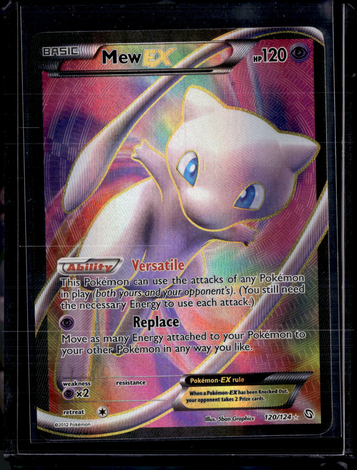 2012 Dragons Exalted Mew EX Ultra Rare 120/124