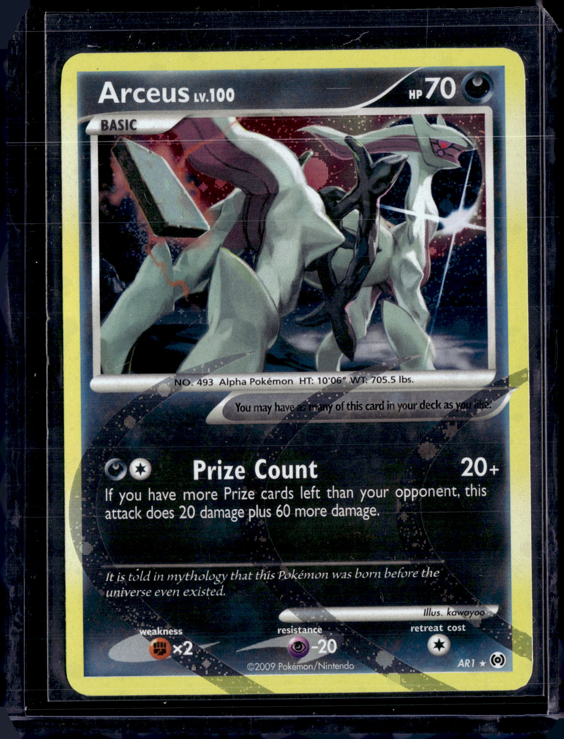 2009 Pokemon Arceus Set Holo AR1