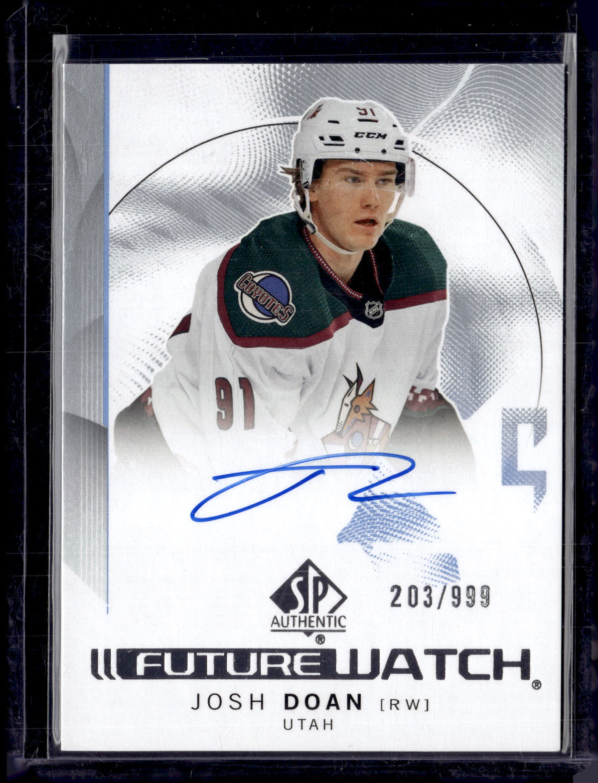 2024-25 SP Authentic Future Watch Auto Josh Doan /999 #132