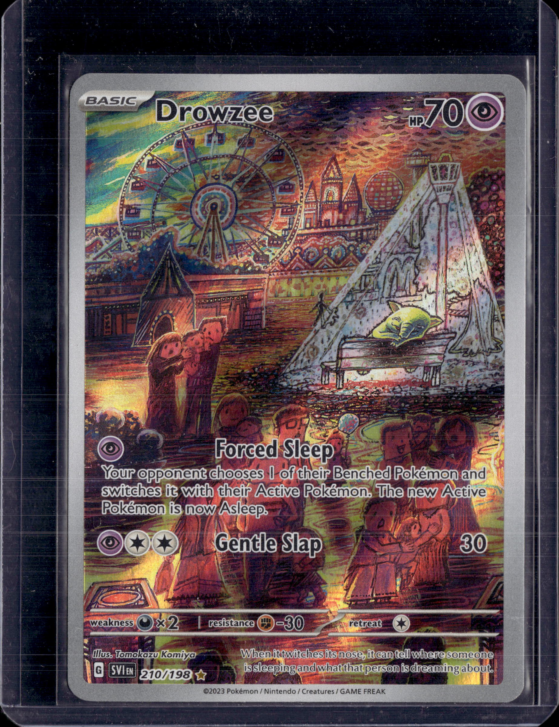 2023 Scarlet & Violet Base Set Drowzee Illustration Rare (d)