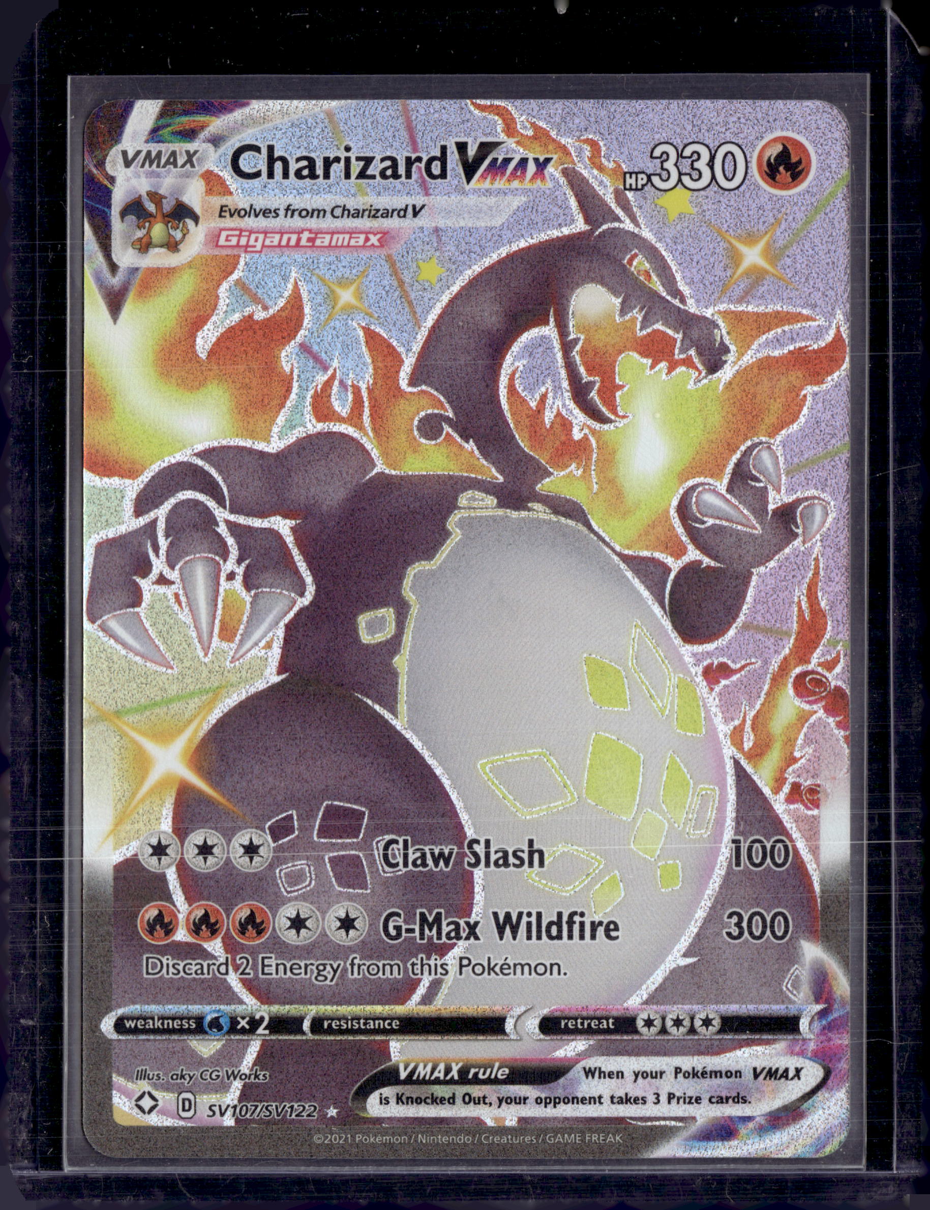 Charizard VMAX SV107/SV122 Shiny Rare Shining Fates