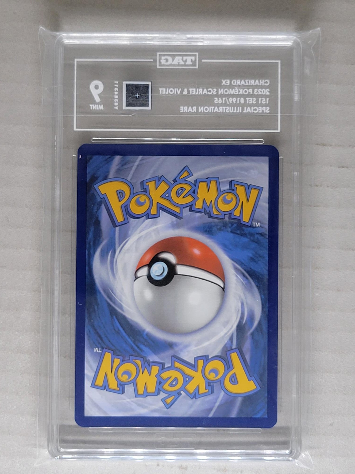 Charizard ex 199/165 SV 151 SIR Holo English 2023 TAG 9