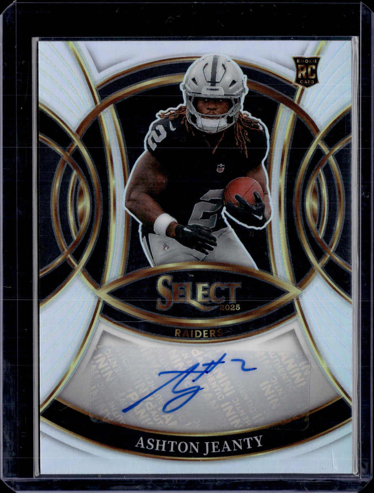 2025 Select Silver Rookie Signatures Ashton Jeanty
