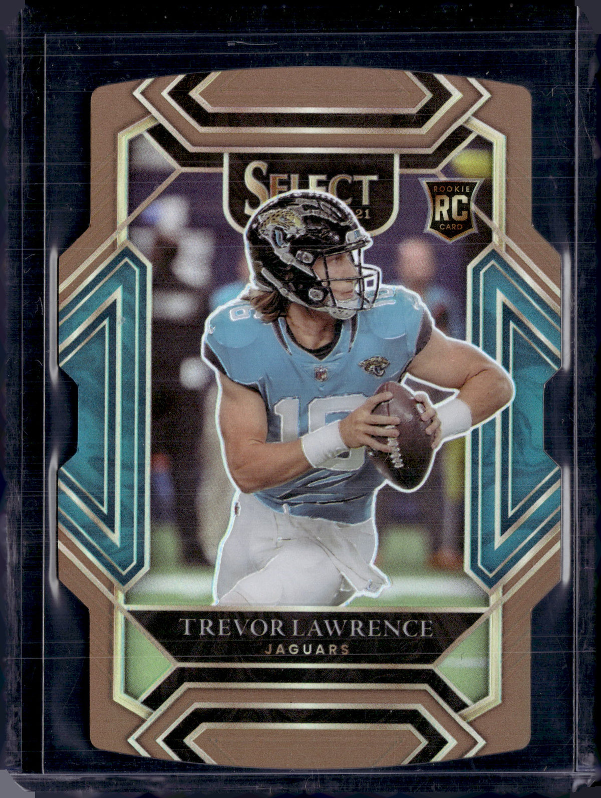 2021 Select Trevor Lawrence Copper Club Level Die-Cut /199