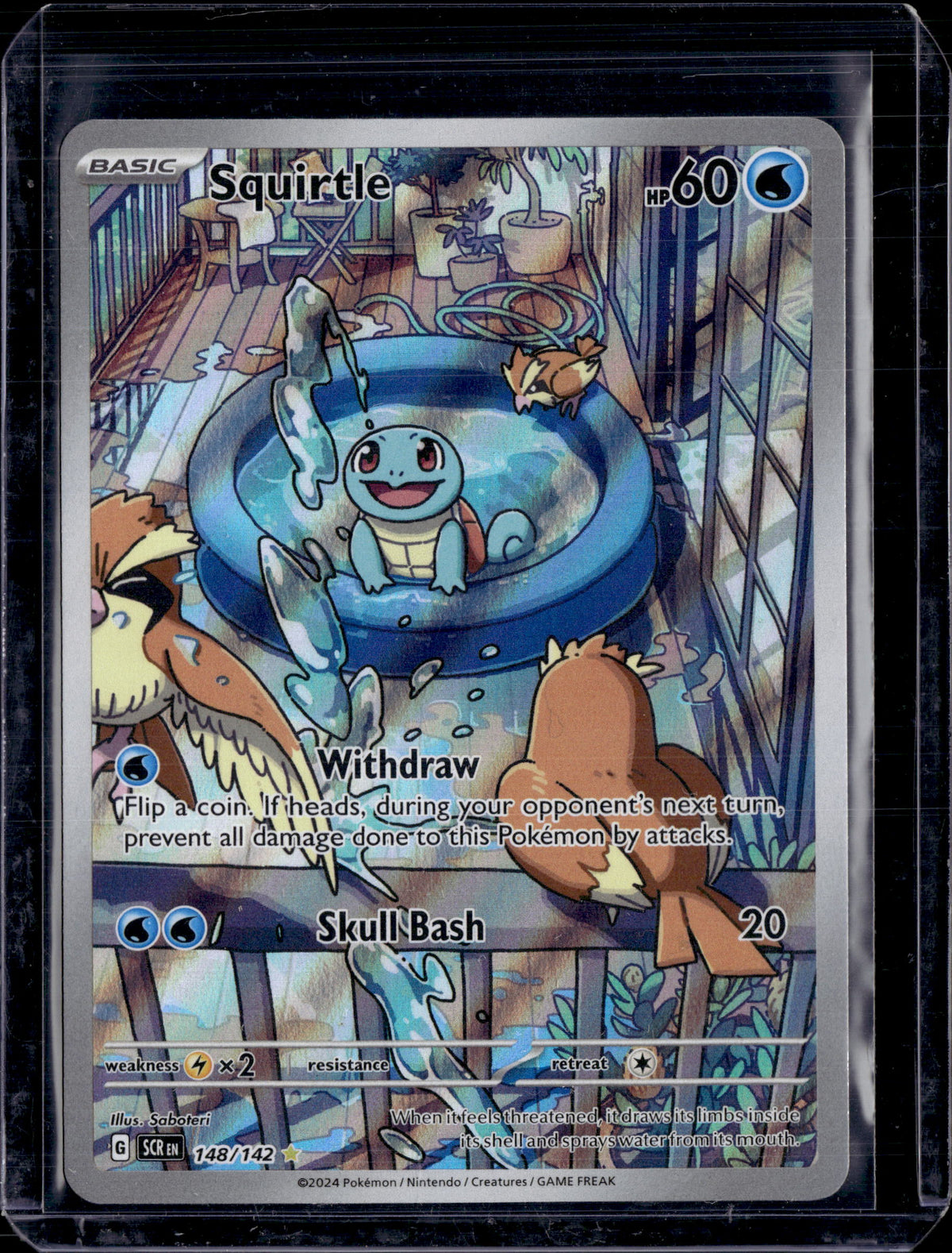 2024 Stellar Crown Squirtle IR 148/142