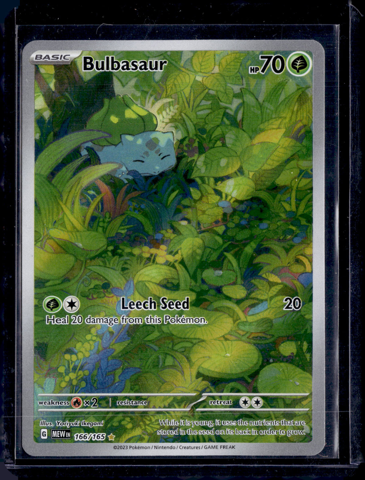 2023 Scarlet & Violet 151 Bulbasaur Illustration Rare