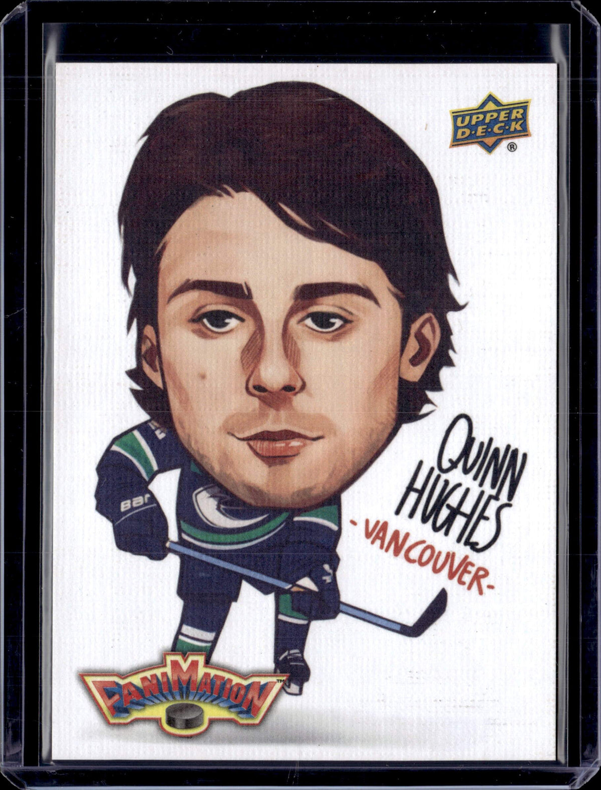 2024-25 UD Series 1 Quinn Hughes Fanimation
