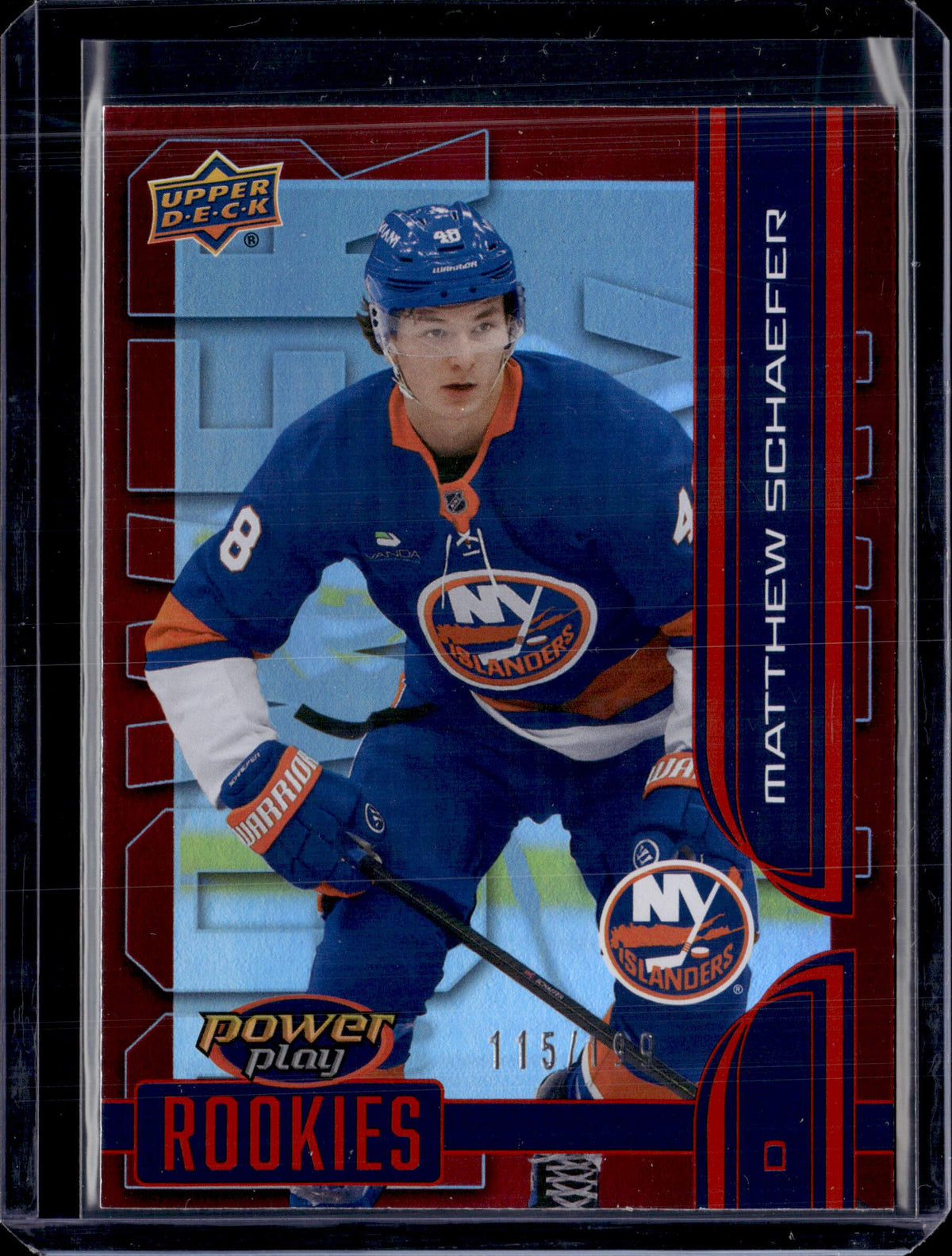 2025-26 UD Extended Matthew Schaefer PowerPlay Rookies /199