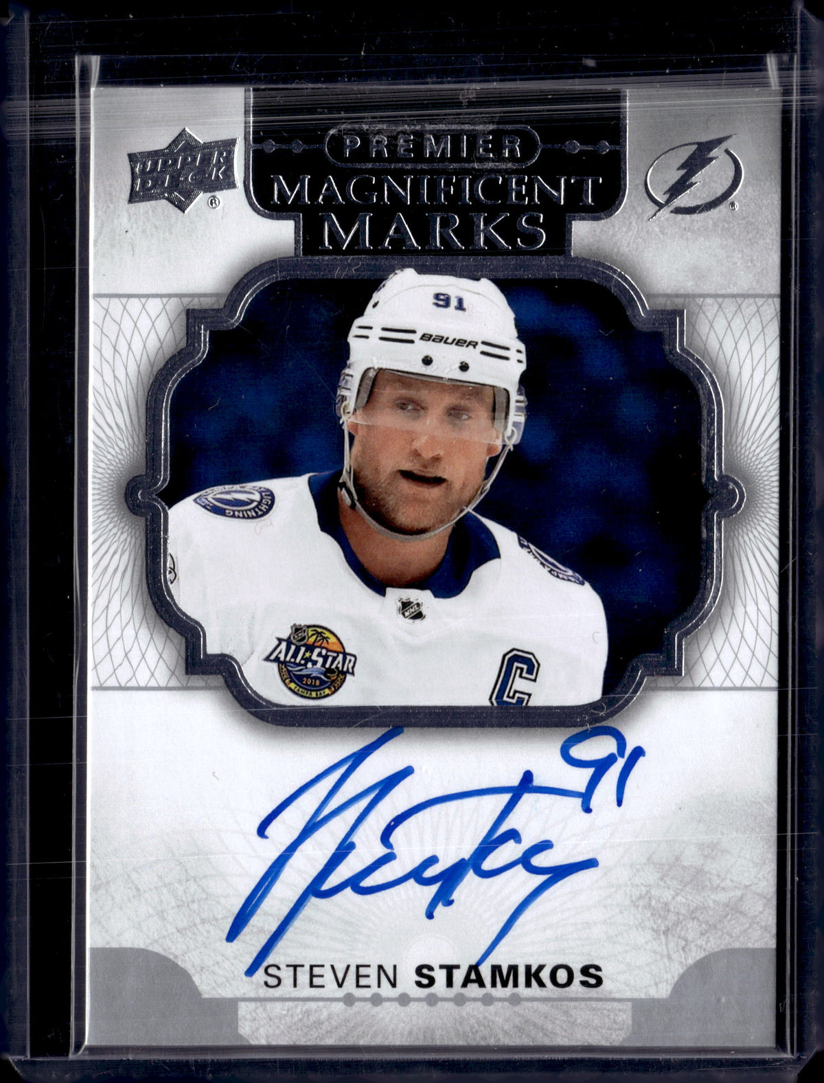 2017-18 Premier Steven Stamkos Magnificent Marks Auto