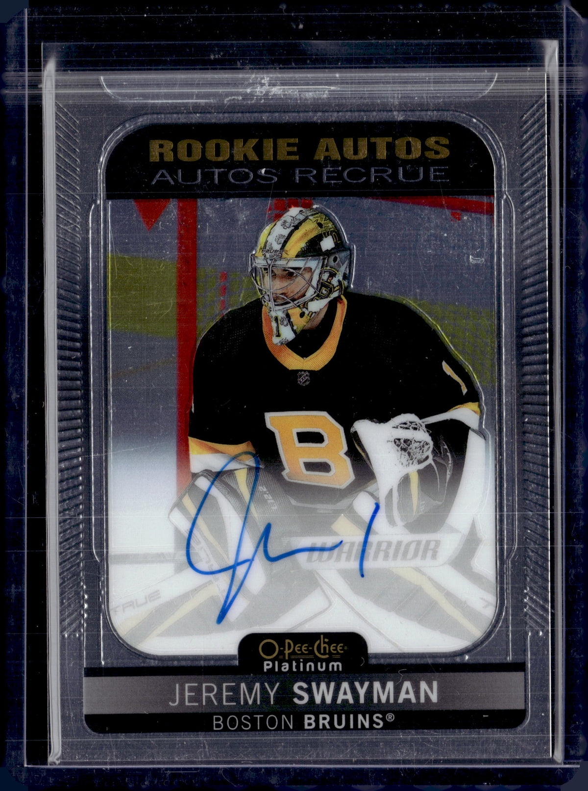 2021-22 O-Pee-Chee Platinum Jeremy Swayman Auto