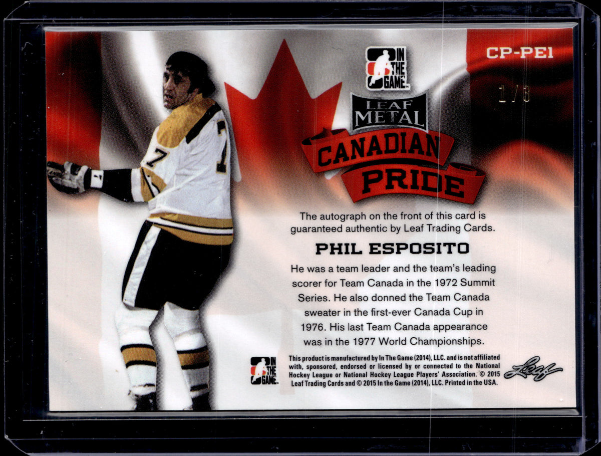 2014 Leaf Metal Canadian Pride Phil Esposito /3