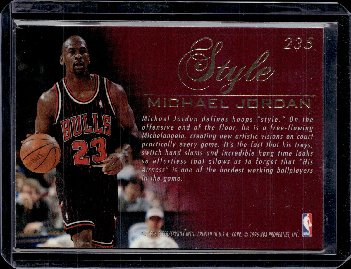1995-96 Flair Style #235 Michael Jordan - Chicago Bull