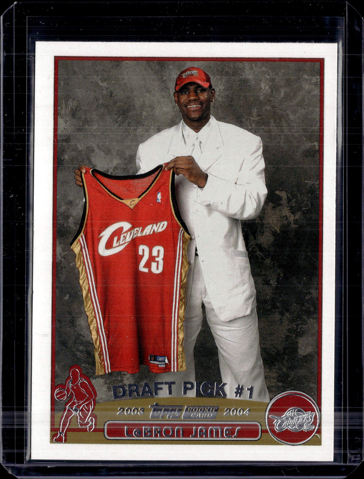 LeBron James 2003-04 Topps #221 Rookie RC #1 Draft Pick
