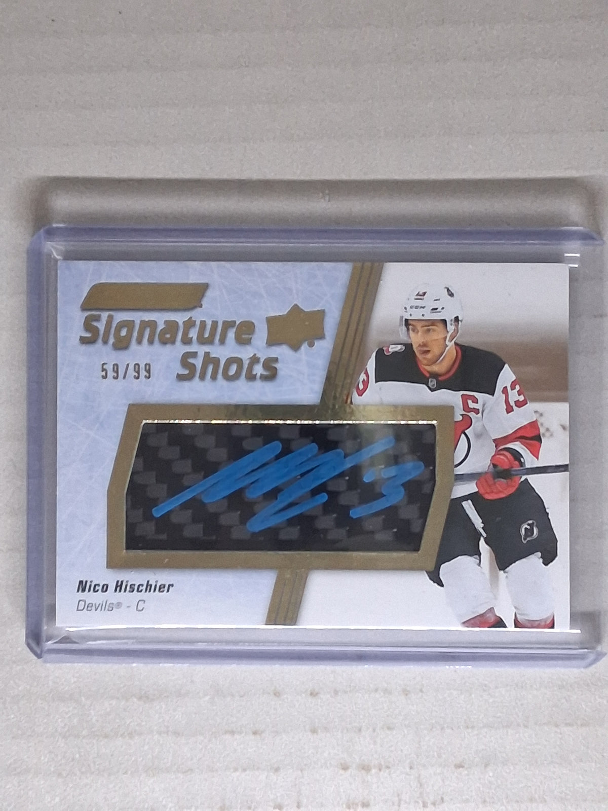 2023-24 Engrained Nico Hischier Signature Shots /99