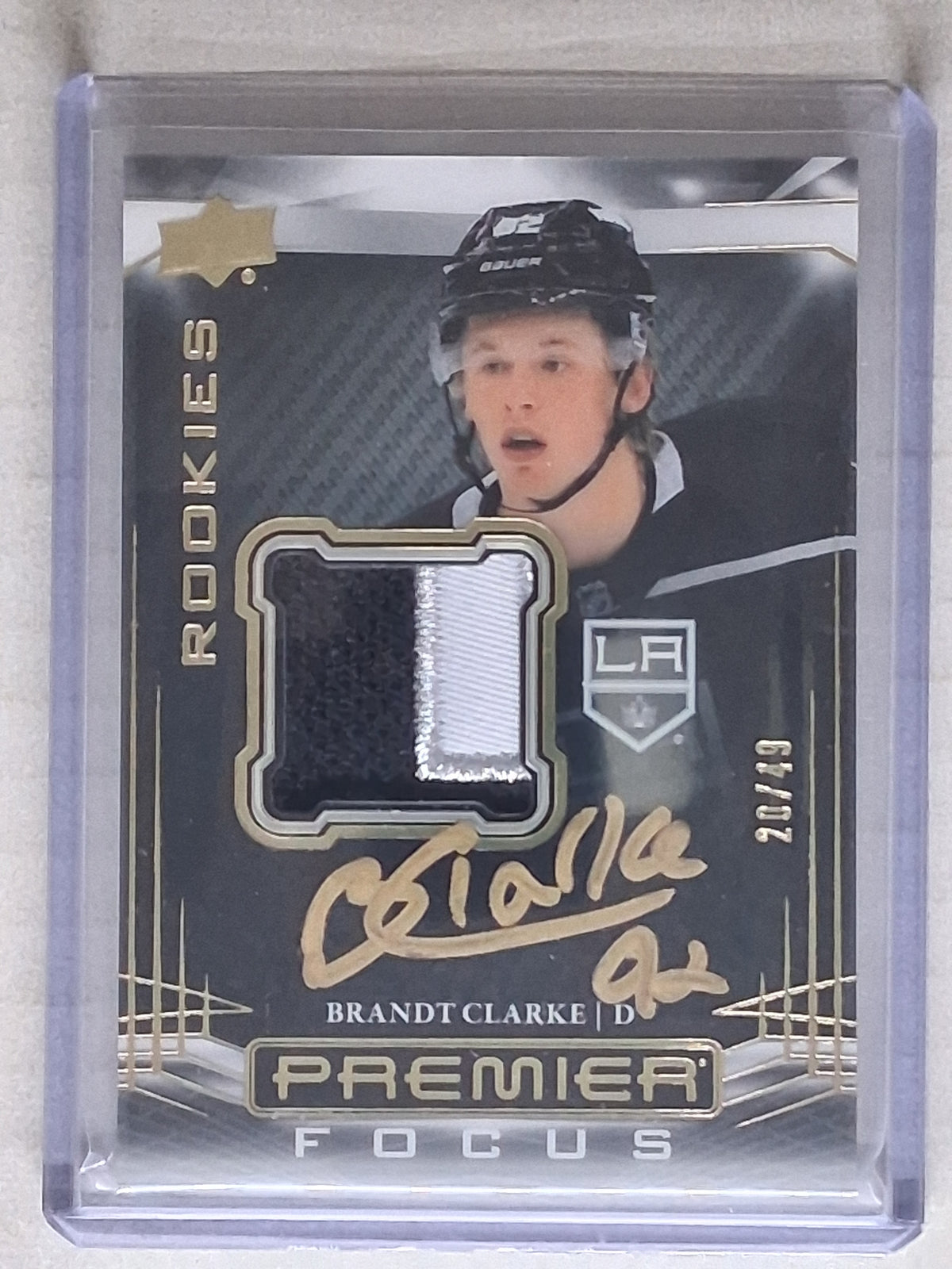 2022-23 Premier Focus Brandt Clarke Rookies /49