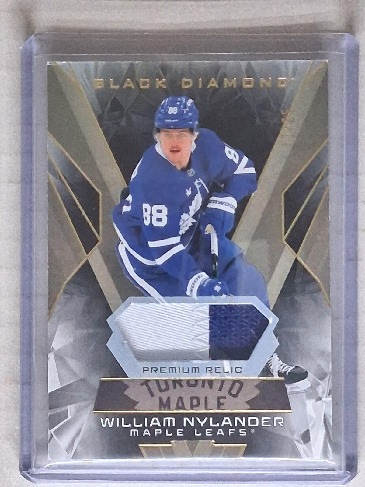 2025-26 Black Diamond William Nylander Premium Relic /25