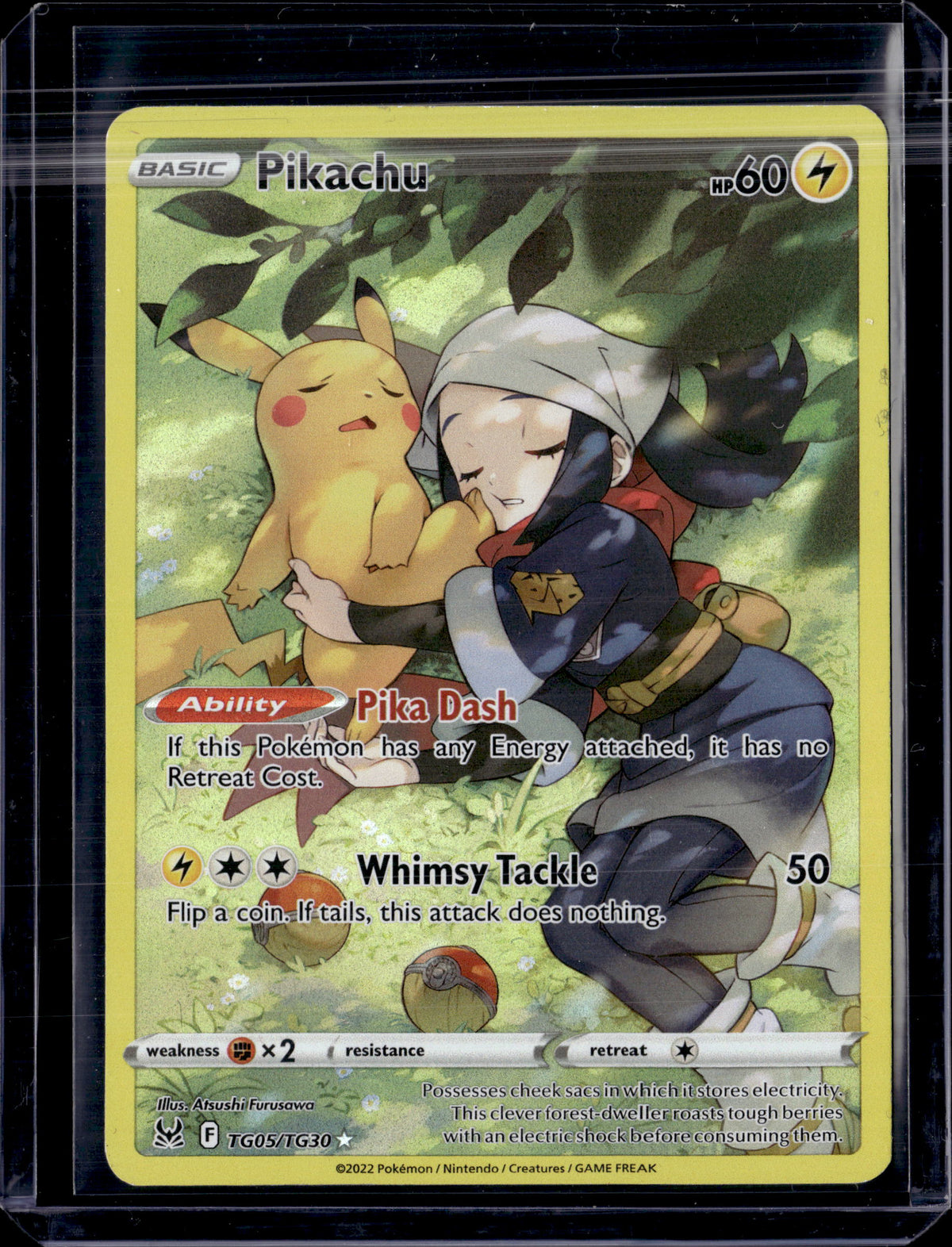 2022 Pokemon Lost Origin Pikachu Trainer Gallery Holo TG05/TG30