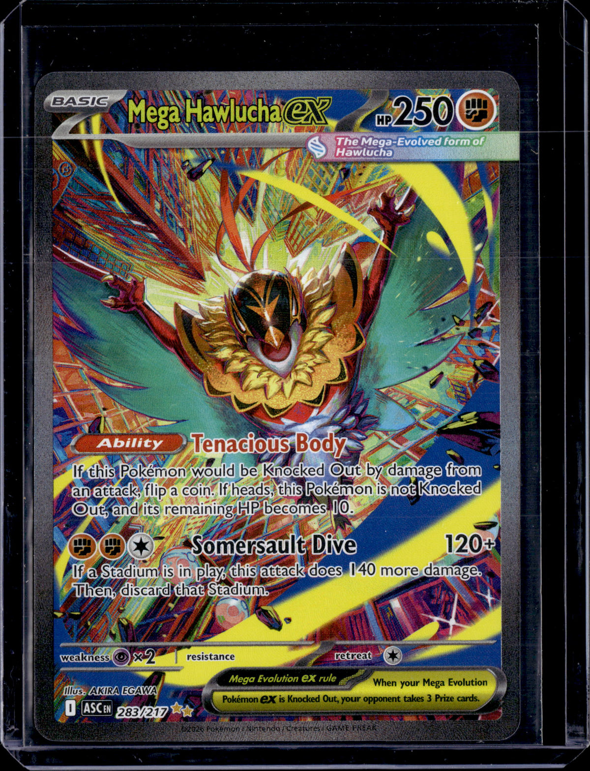 2026 Ascended Heroes Mega Hawlucha ex SIR (B)