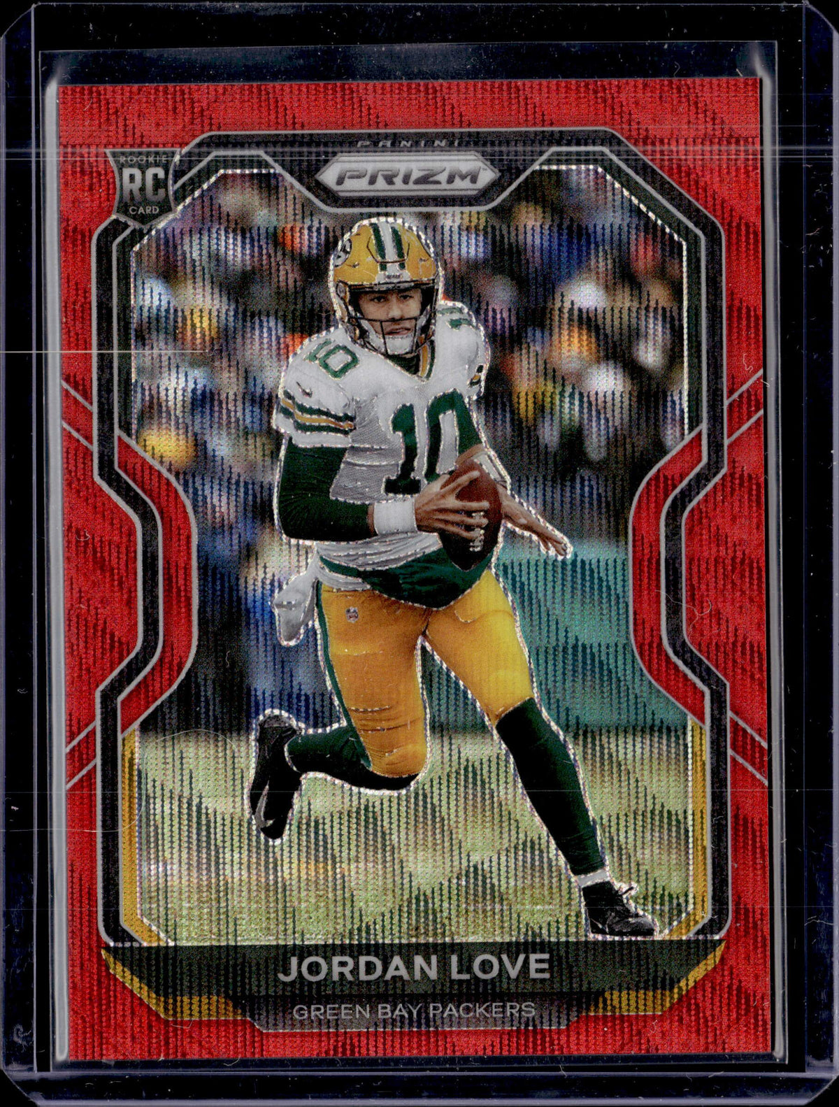 2020 Panini Prizm Rookie Jordan Love #363 Red Wave Prizm 67/149