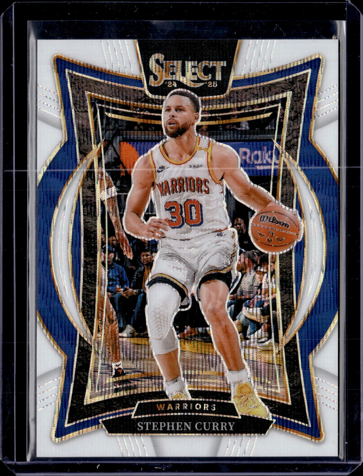 2024-25 Panini Select #7 Stephen Curry White Wave Prizm #/99