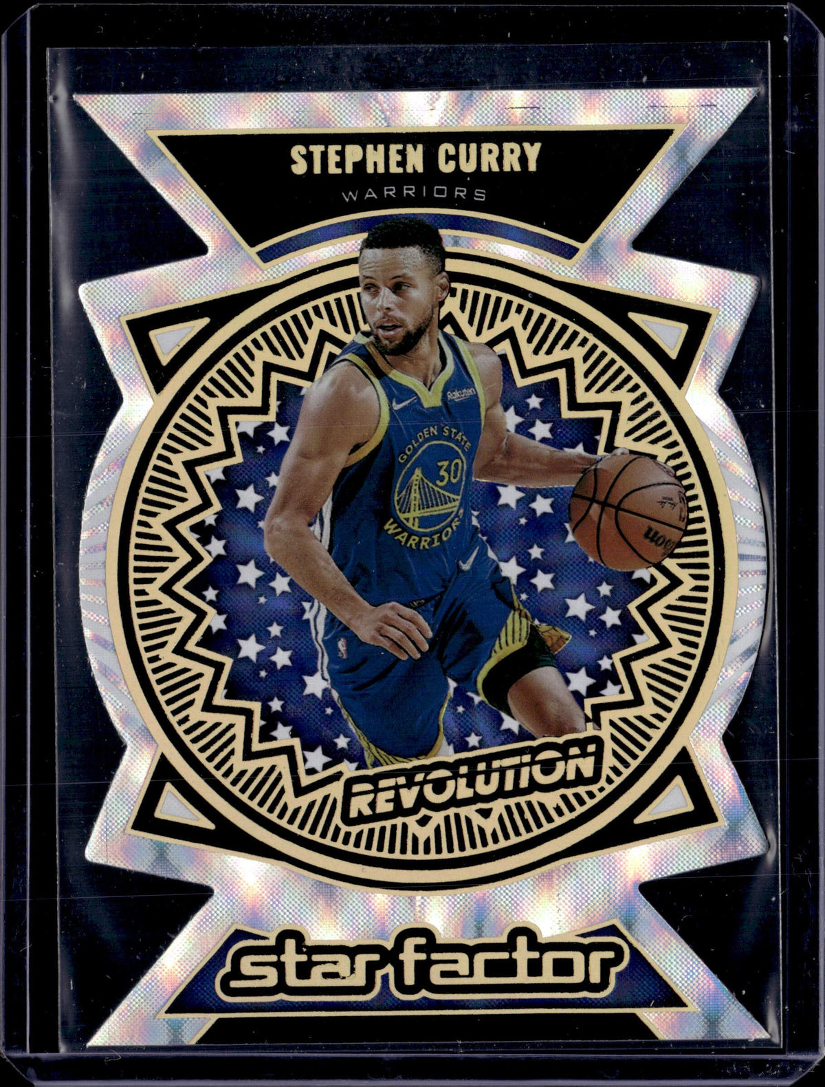 2021-22 Panini Revolution Stephen Curry Star Factor Die Cut