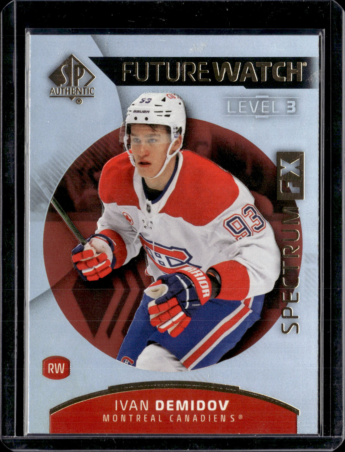 2025-26 Sp Authentic Future Watch Spectrum FX Level 3 Ivan Demidov RC