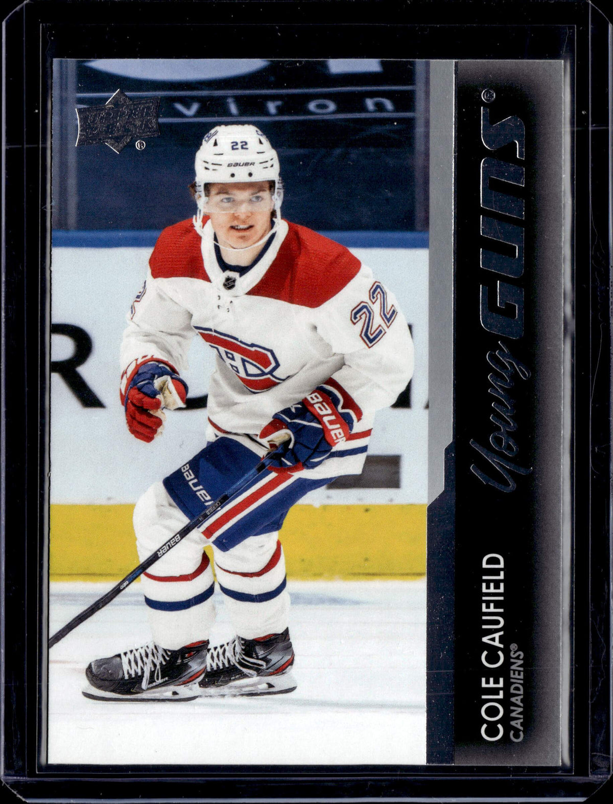 2021-22 Upper Deck Series 1 Young Guns Cole Caufield