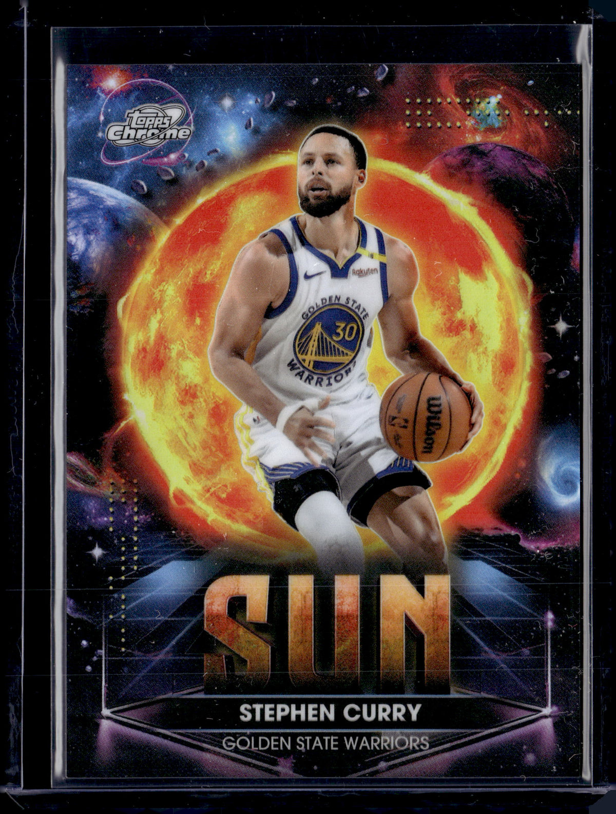 2025-26 Topps Cosmic Chrome Planetary Pursuit The Sun Stephen Curry