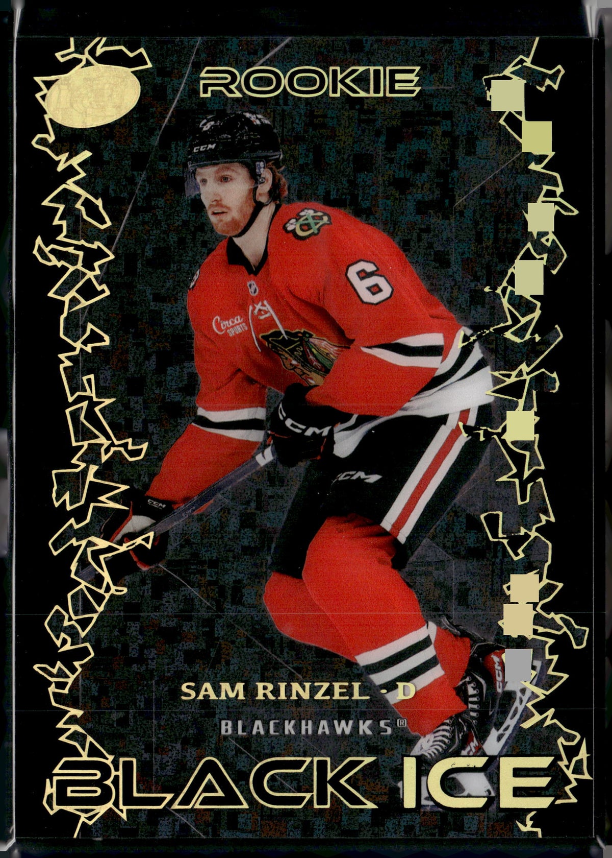 2025-26 Upper Deck Ice Black Ice Gold /25 Sam Rinzel