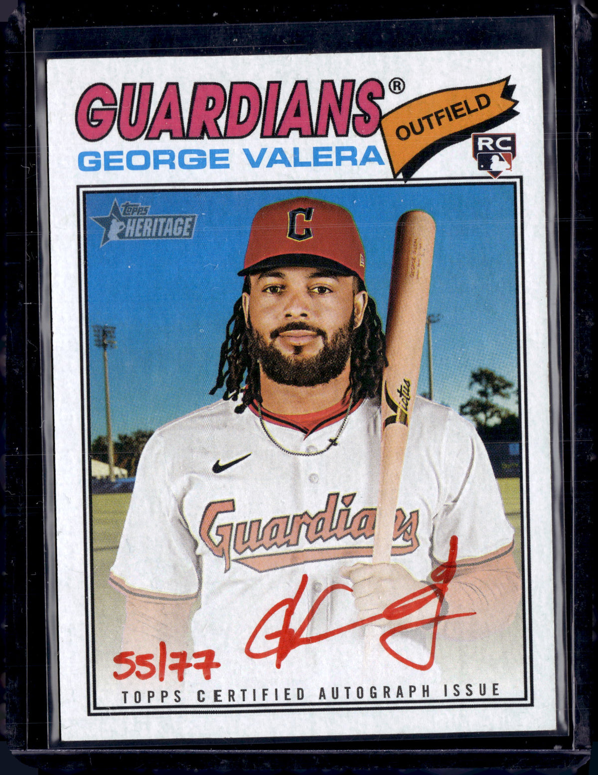 2026 Topps Heritage RC Red /77 George Valera