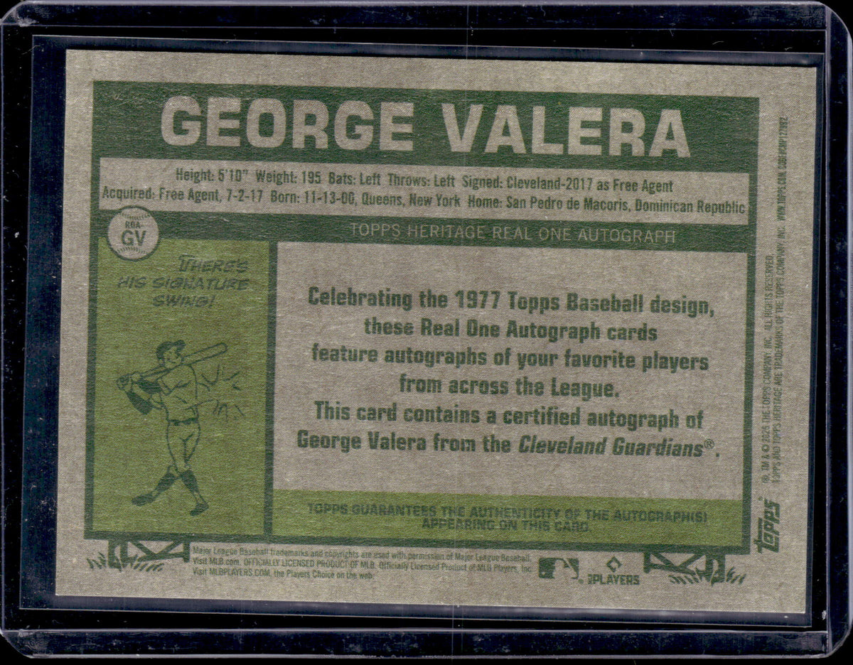 2026 Topps Heritage RC Red /77 George Valera
