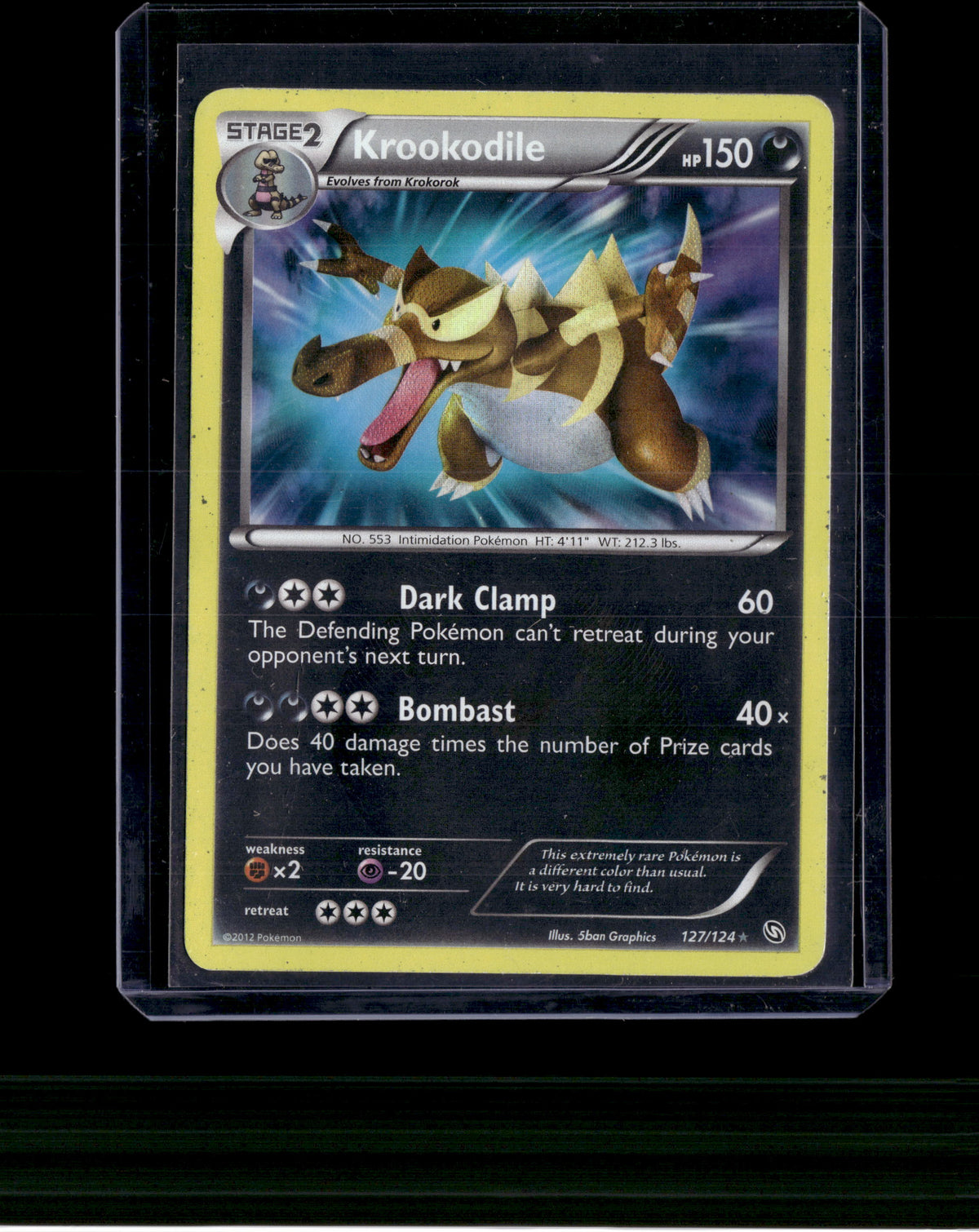 2012 Dragons Exalted Krookodile Secret Rare